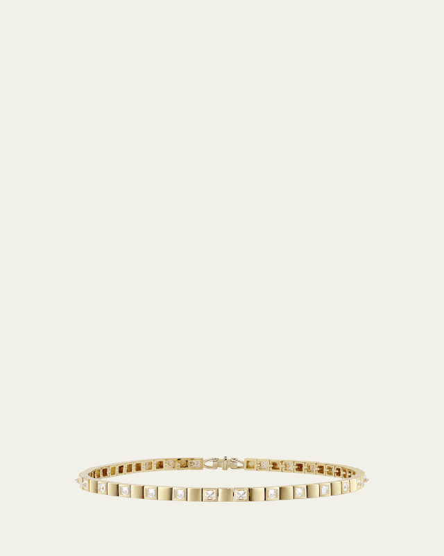 Be Spiked Slim Diamond Tennis Bracelet